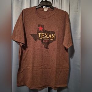 Texas The Lone Star State Graphic T-Shirt Large